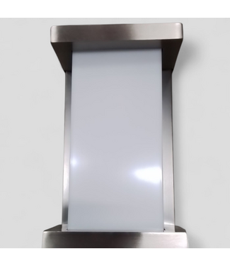 46854 dweLED Case 1 -Light 9-in H Brushed Stainless Steel