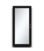 53471 32x81 Black Aluminum Reversible Hinge Storm Door