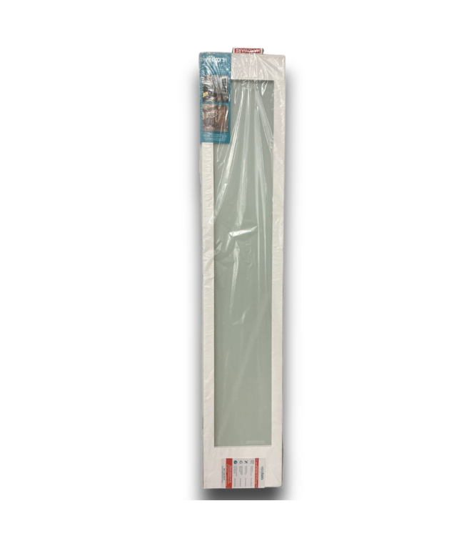 53458 White Primed Frosted Glass Bifold Closet Door 30 x 80