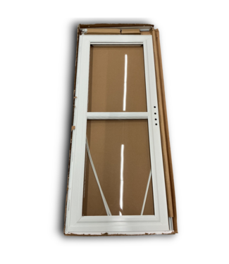 54608 32 X 80 White Full Light Aluminum Storm Door
