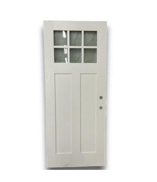 54560 32 X 77 Black And White Exterior Door