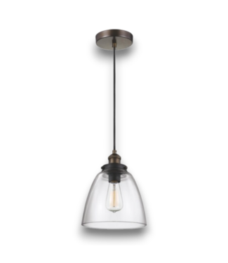52490 1-Light Glass Bowl Pendant