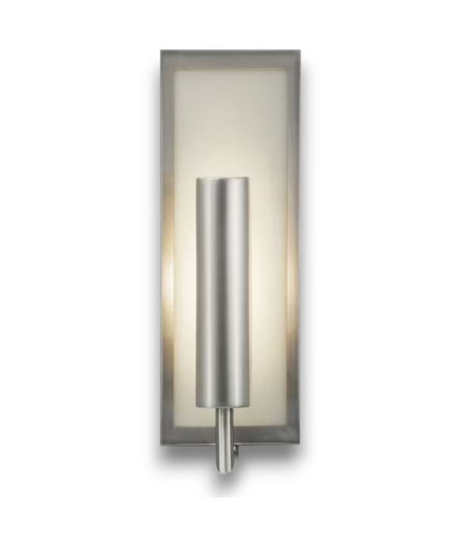 52486 1-Light Brushed Steel Wall Sconce