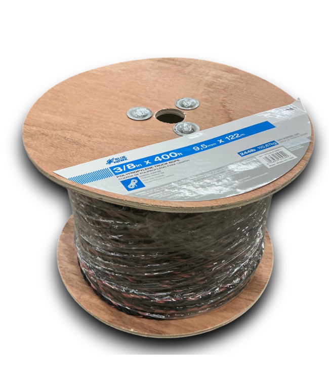 54312 Twisted Polypropylene Rope Roll 0.375"