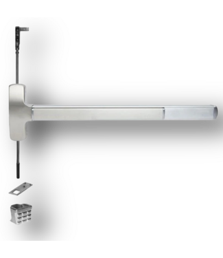 Bud's Warehouse 50582 Concealed Vertical Rod Panic Bar Exit Device