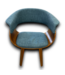 53657 Blue Dining Chair