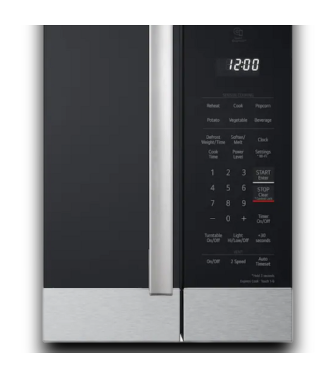 54495 Print Proof Over The Range Microwave 30"