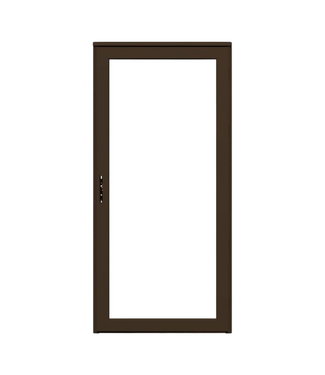 44369 Larson Platinum Woodland Storm Door 32"W