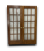 54592 60 X 80 Full Light Grid Wood French Doors