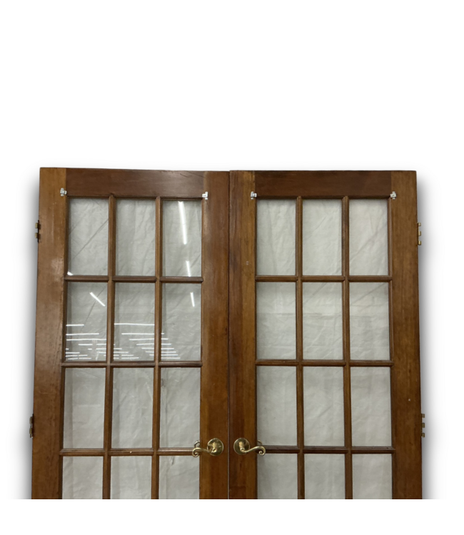 54592 60 X 80 Full Light Grid Wood French Doors