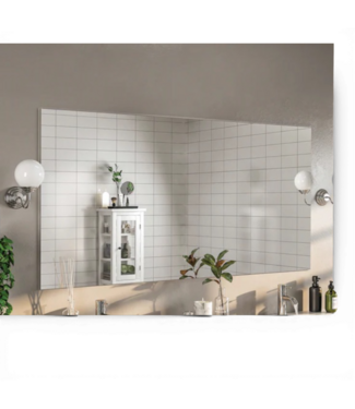 50025 Sleek 60"W x 30"H Rectangle Frameless Mirror