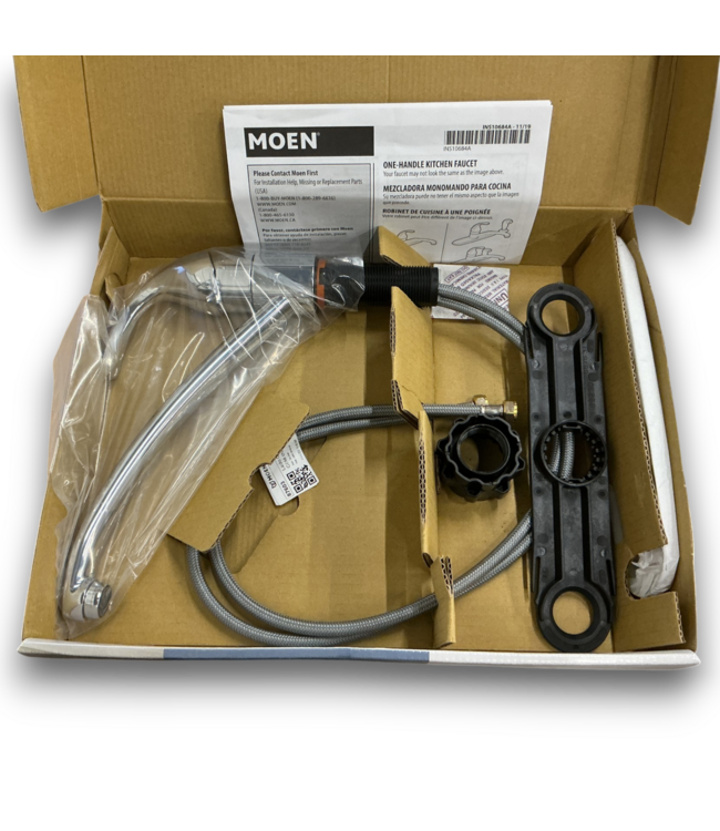 54369 Adler Chrome Single Handle Kitchen Faucet