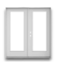 54576 72 X 80 Full Light White Patio Door