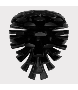 39997 MIchael Healy Matte Black Iron Door Knocker