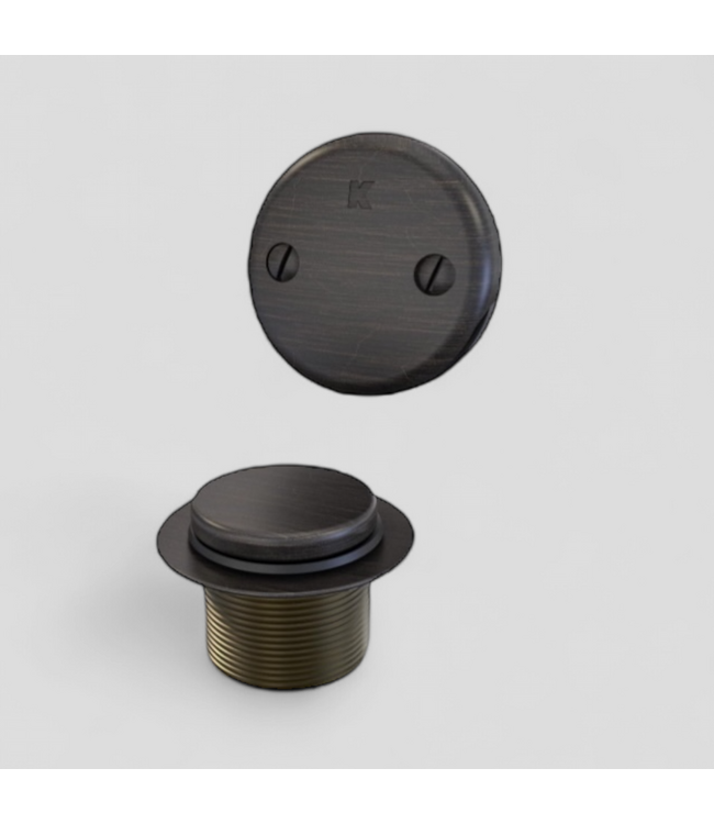 46753 Keeny Bronze Lock Stop Bathtub Drain Kit