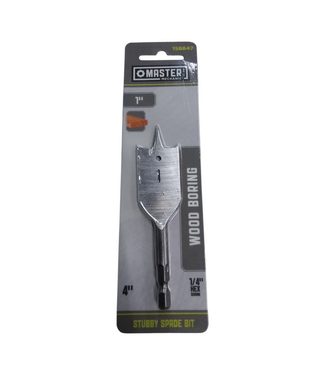 45089 Master Mechanic Wood Boring Spade Drill Bit 1" x 4"