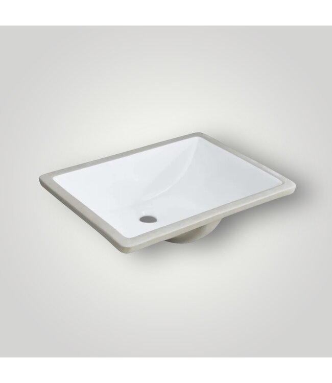 50556 Ceramic Rectangle Bathroom Sink