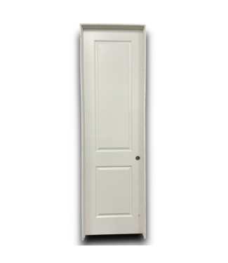 53740 28" x 96" Prehung Solid White Interior Door LH