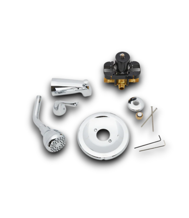 54440 Polished Chrome Bathtub & Shower Faucet