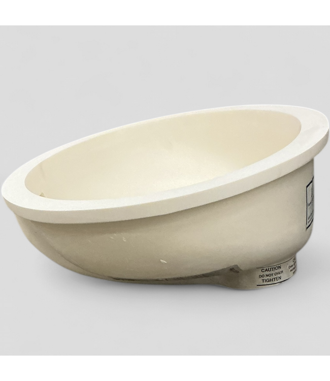 48230 Wilsonart Cream Oval Bathroom Vanity Sink Bv1612