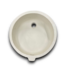 54028 Wilsonart Antique White Round Undermount Bathroom Sink 14.25in