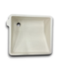 54029 Wilsonart Antique White Solid Surface Undermount Bathroom Sink