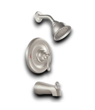 54490 Brushed Nickel Bathtub & Shower Faucet