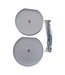 44131 Rev A Shelf 20" White D Shape Lazy Susan
