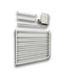 54242 Special Stairway Saftey Gate In White Features One Hand Operation Suitable For Children 6-24 Months Old
