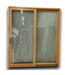 54310 79 X 71 Wooden Sliding Patio Door Used