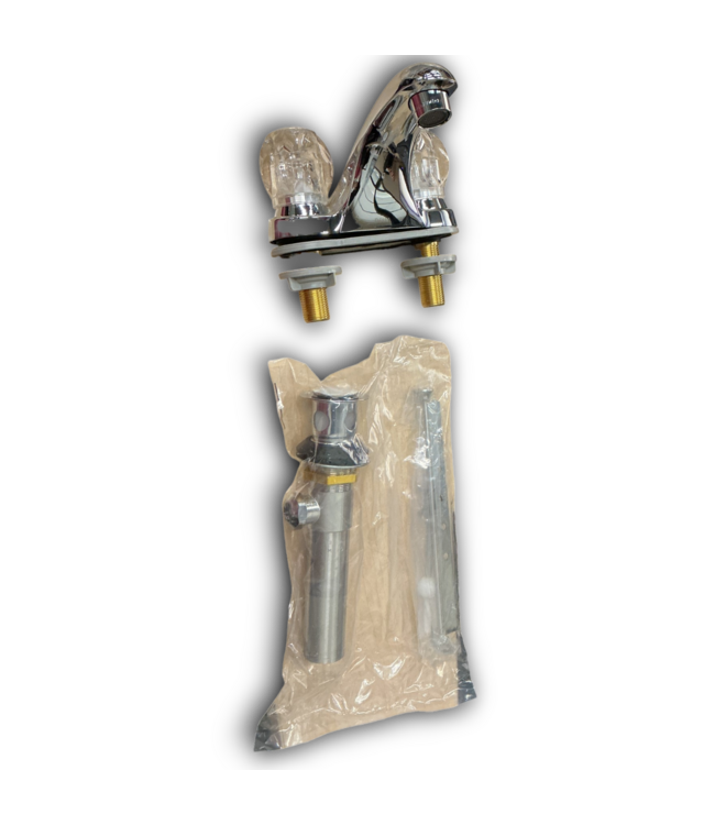 52192 Polished Chrome 4-in Censet Bathroom Faucet