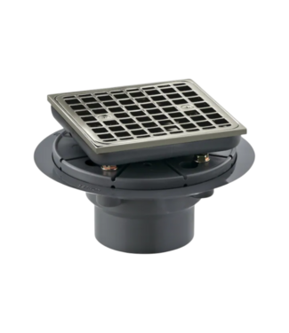 54331 Square Design Tile-in Shower Drain Polished Nickel