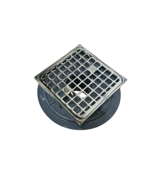 54331 Square Design Tile-in Shower Drain Polished Nickel