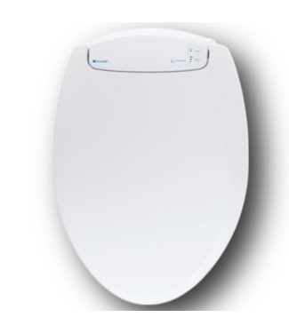 Bud's Warehouse 51880 LumaWarm Plastic Round Heated Toilet Seat