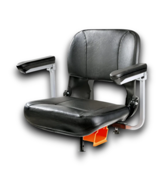 54496 Black Cushioned Seat For Mobility Scooter