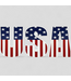 46554 USA Letters Coroplast Stake Set (30")