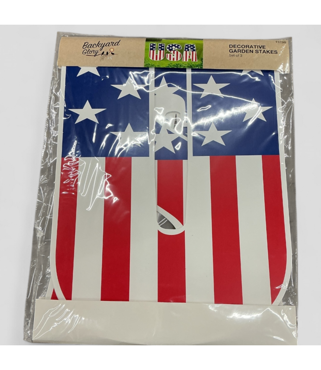 46554 USA Letters Coroplast Stake Set (30")