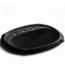49821 Black Self-Rimming Bathroom Sink 22.625"W