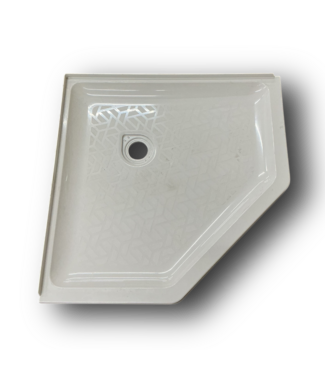 50061 Artic White Neo-Angle Shower Base 38" x 38"