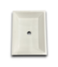 53206 Matte White Vessel Rectangular Bathroom Sink 18"