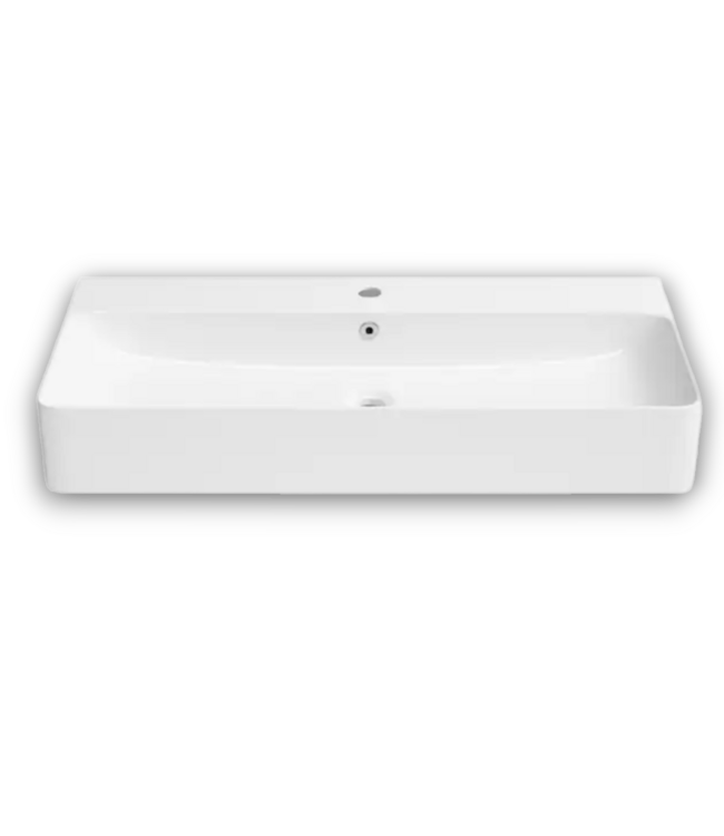 53240 Turner Vitreous China Wall Mount Bathroom Sink 35.5"