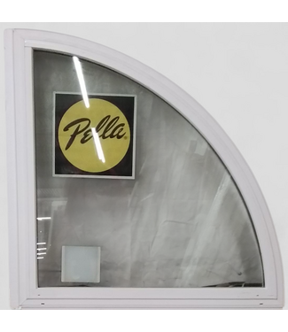 48003 White Vinyl Quarter-Circle Fixed Window 29.375" x 29.375"