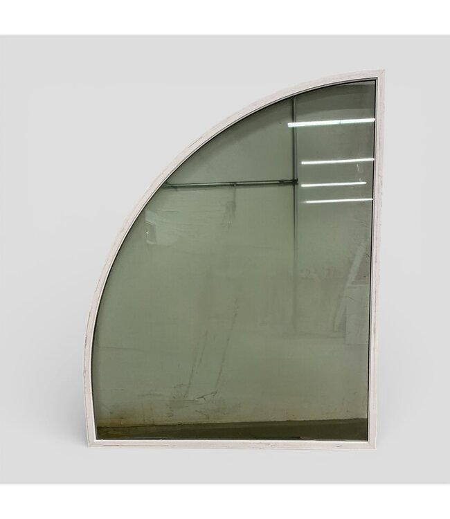 50340 White Vinyl Half Moon Fixed Window 71" x 59.5" Set of 2