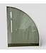 50340 White Vinyl Half Moon Fixed Window 71" x 59.5" Set of 2