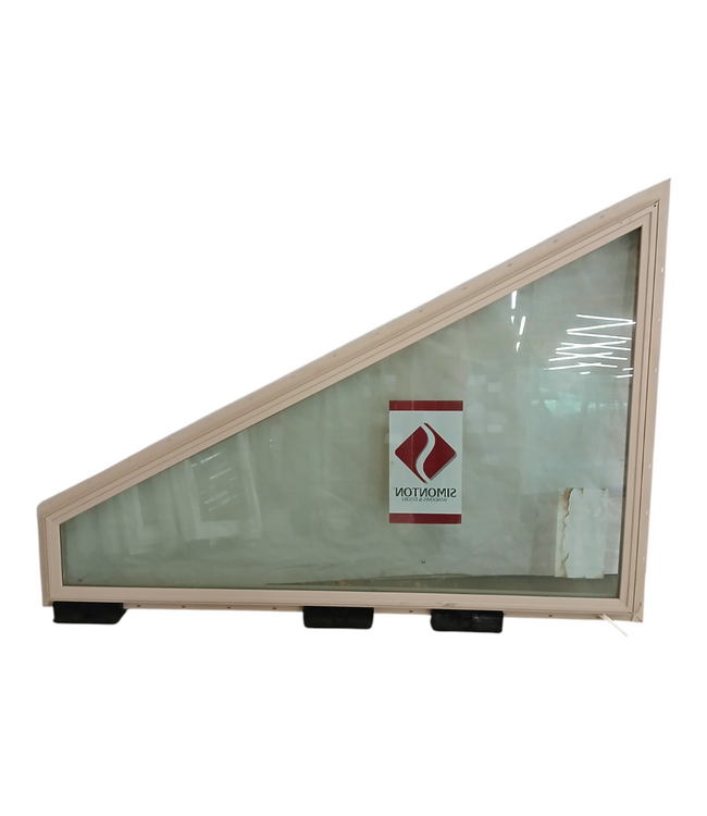 41340 Simonton Fixed Beige Vinyl Triangular Window 61.25"W