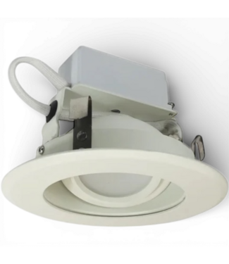 50175 White Adjustable 4" LED Retrofit Light