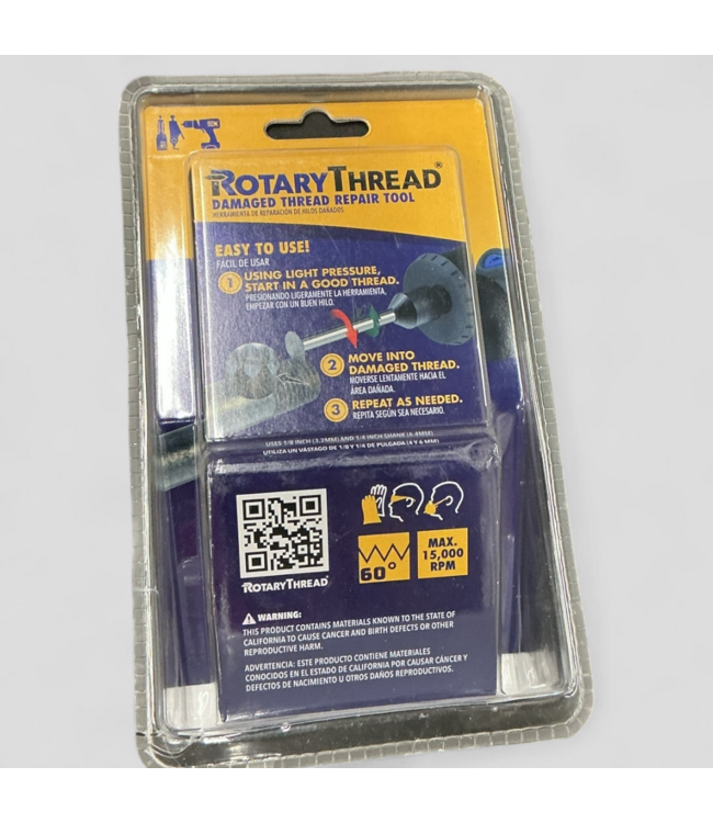45680 Rotary Thread 2-piece Thread Filing Accessory Kit Set