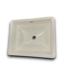 54225 21 X 17 Cream Sink Square Stepped Bowl Design