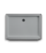 52790 Memoirs Shower Base White Center Rear Drain 34"W