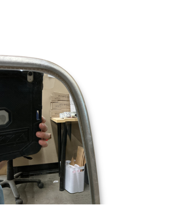 54374 22 X 36 Oval Silver Wall Mirror
